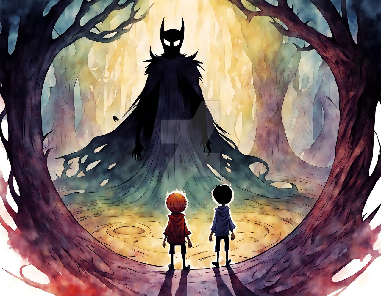 Brothers and the Shadow by SentientArtStudios on DeviantArt