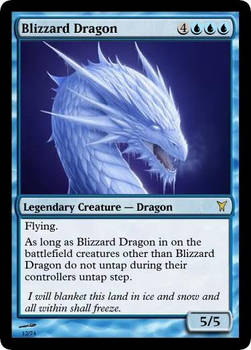 Blizzard dragon