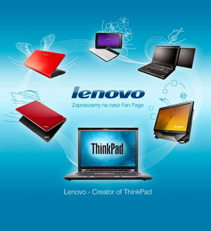 Lenovo fan page welcome screen