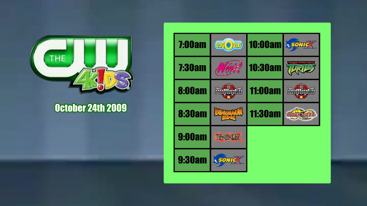 CW4Kids Lineup Oct 24 2009 By FoxBoxNostalgic101 On DeviantArt cw4kids-lineup-oct-24-2009-by-foxboxnostalgic101-on-deviantart