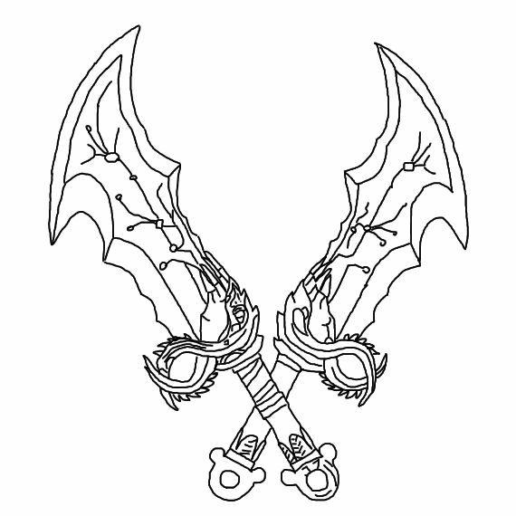 Blades Of Chaos by HunBunCinnamon on DeviantArt