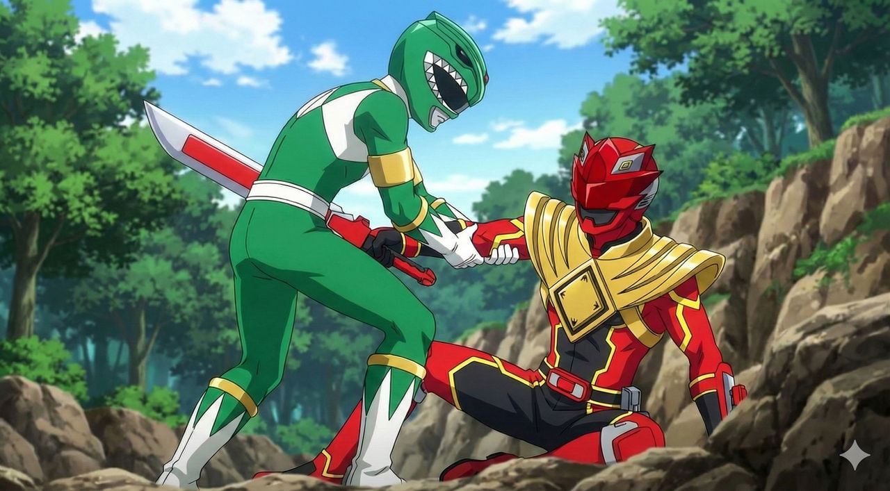 Kazuna Ranger Kizuna Red and Dragon Ranger by DanFRZ on DeviantArt