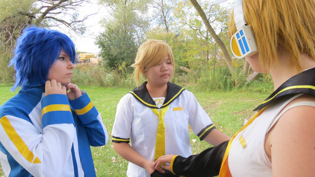 Kaito, Len and Rin