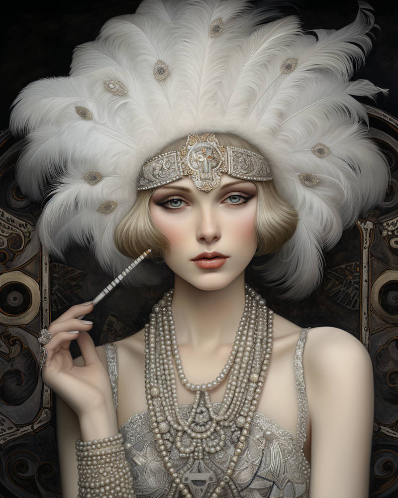 Deviantart Flapper Lady Flapper Gal2 by JustLeonarda on DeviantArt