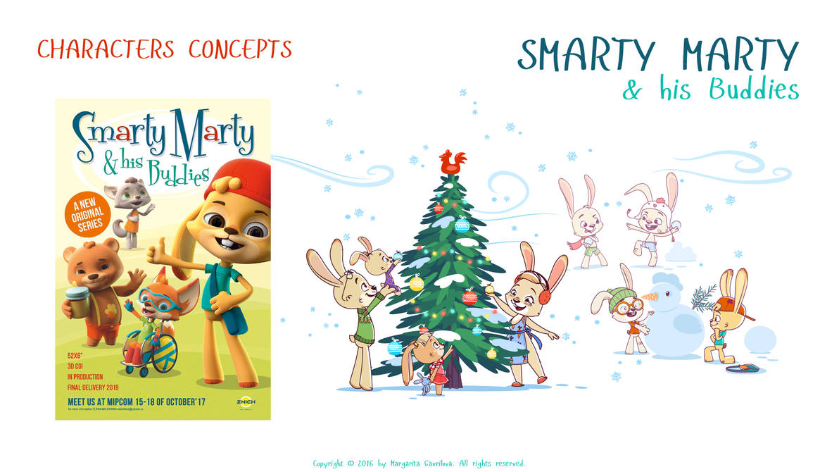 Smarty Marty Characters Concepts by MargaritaGavrilova on DeviantArt