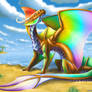 Smaugust 24 - Rainbow dragon