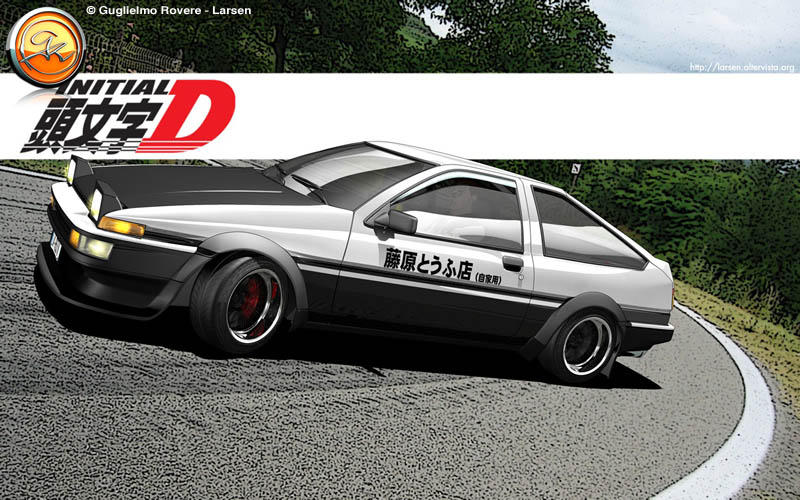 3d Ae86 Initial D Toyota By Larsengr On Deviantart 3d Ae86 Initial D Toyota By Larsengr On Deviantart