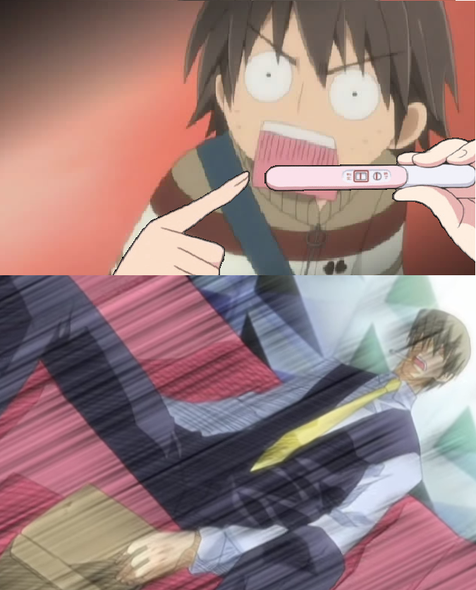 Junjou Pregnancy Test Meme