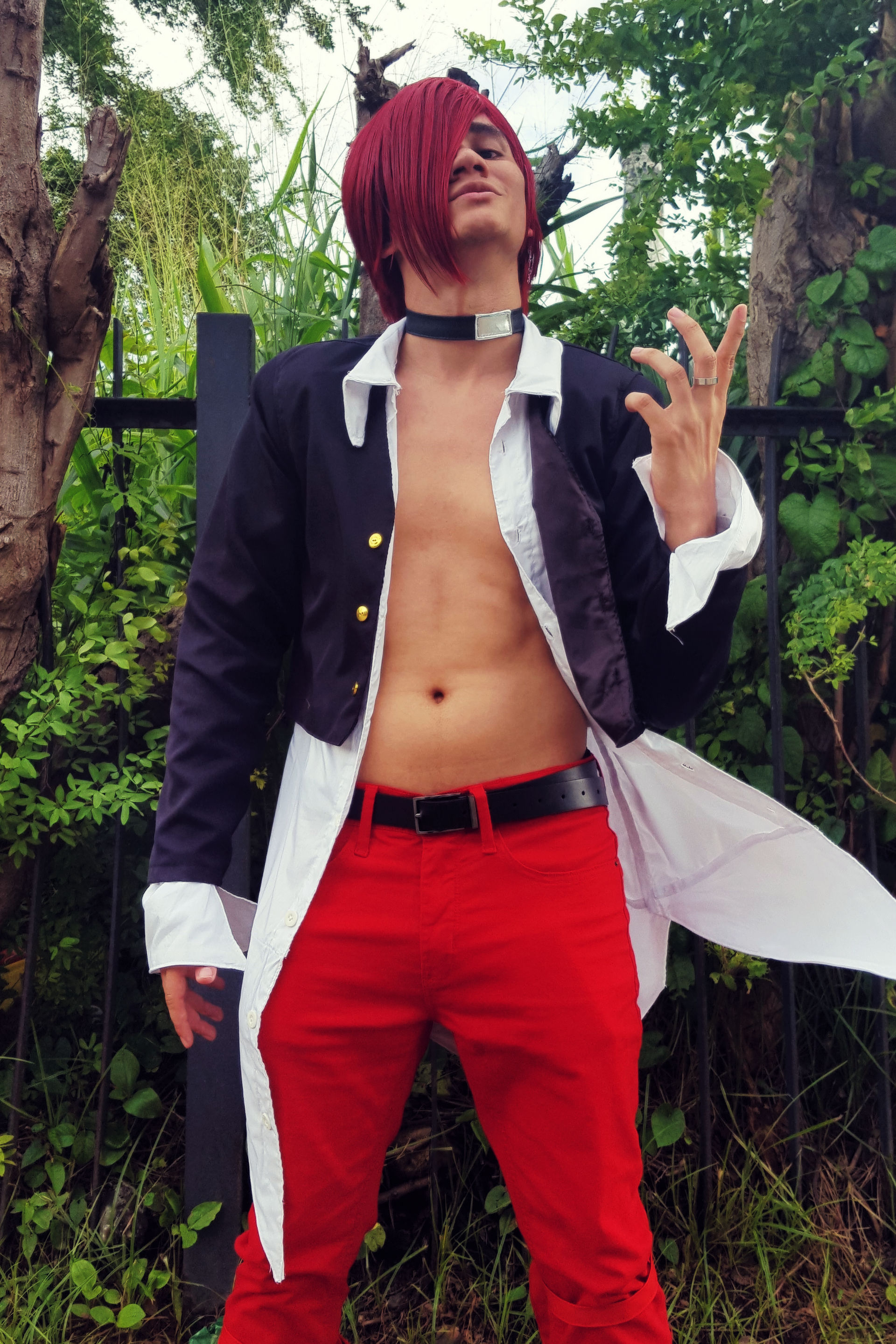 The King of Fighters K.O.F XIII Cosplay Iori Yagami Costume