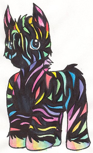 Rainbow Zebra