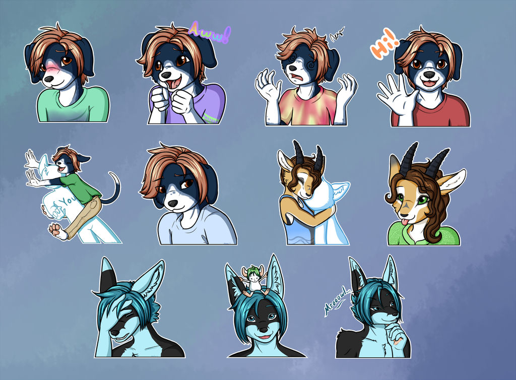 Telegram Stickers Batch 3 by Aludra on DeviantArt