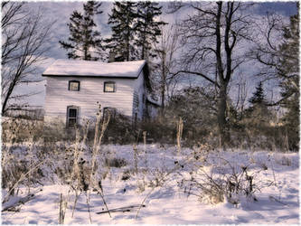 Empty house up on Harris Hill