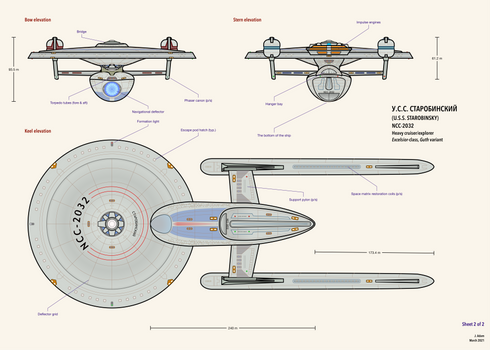 Excelsior variant, sheet 2 of 2