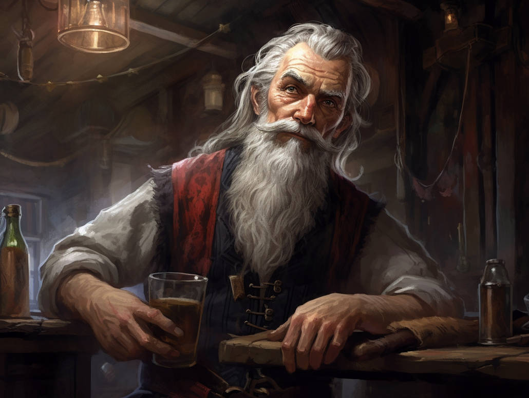 The Barkeep Having A Drink After A Long Day At Wor by DNDHeadshots on The Barkeep Having A Drink After A Long Day At Wor by DNDHeadshots on