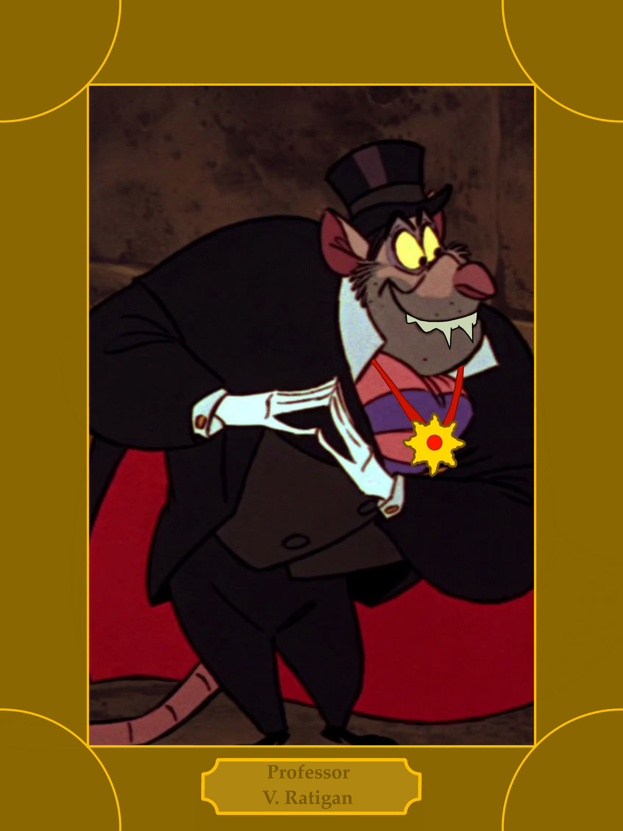 Professor V Ratigan by GreenRiver85 on DeviantArt