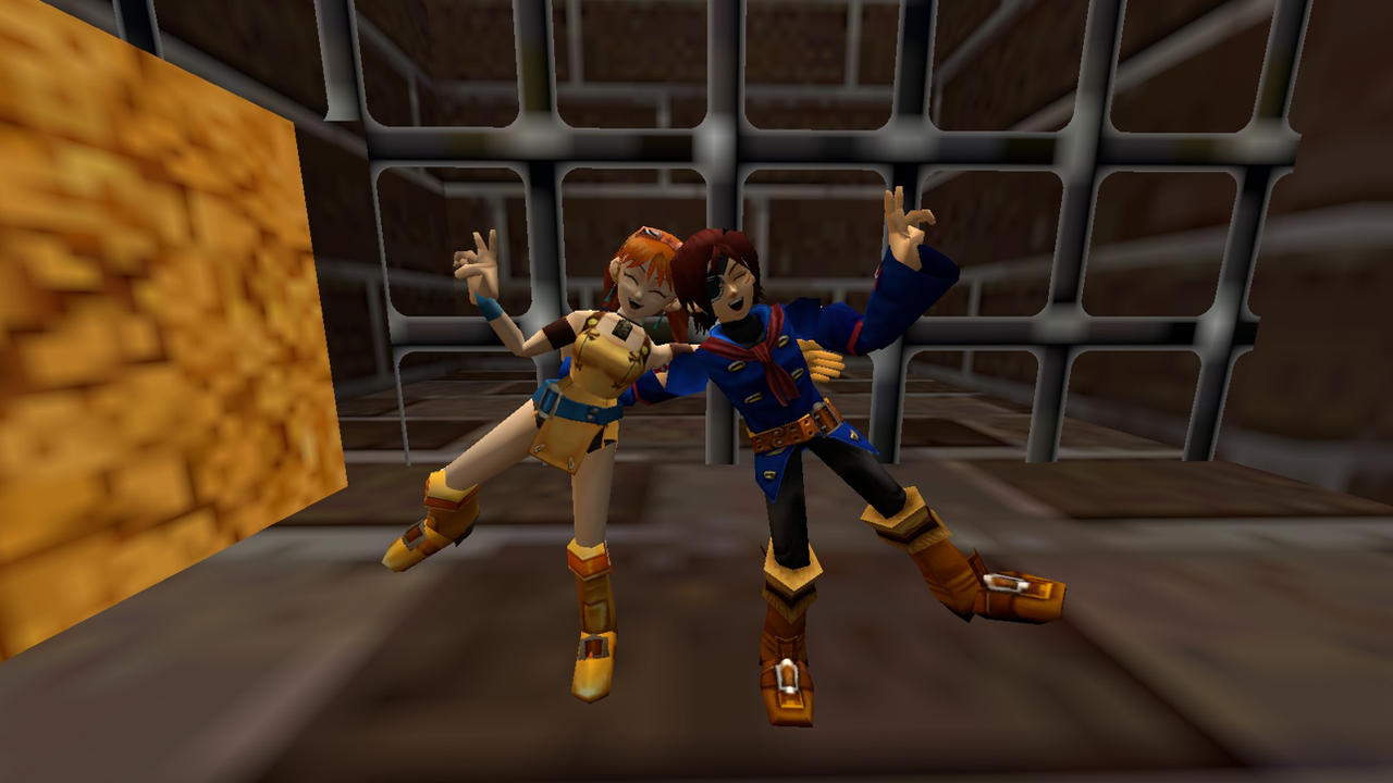 Aika And Vyse Mmd To Gmod By R2mcommissions On Deviantart