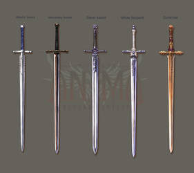 Anima: Knight swords set 1