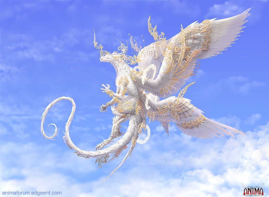 Воздушная существа. Тяньлун дракон. Инлун божественный дракон. Шестикрылый дракон. Небесный дракон" (Draco Caelestis).