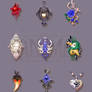 Anima: pendants set 1