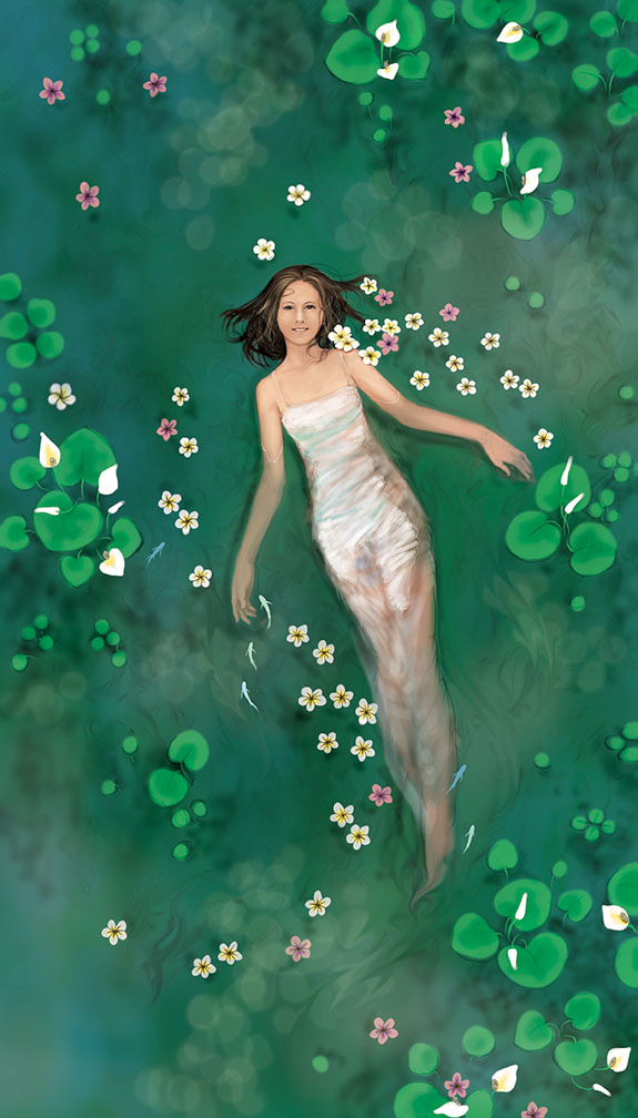 Stacey as Faery of Water