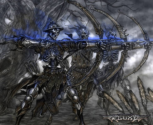 Luminous Echo: Skeleton archers