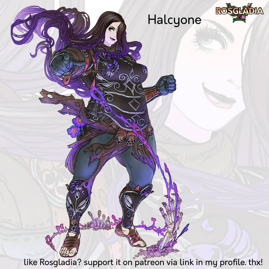 Halcyone Rosgladia: Halcyone revision by Wen-M on DeviantArt