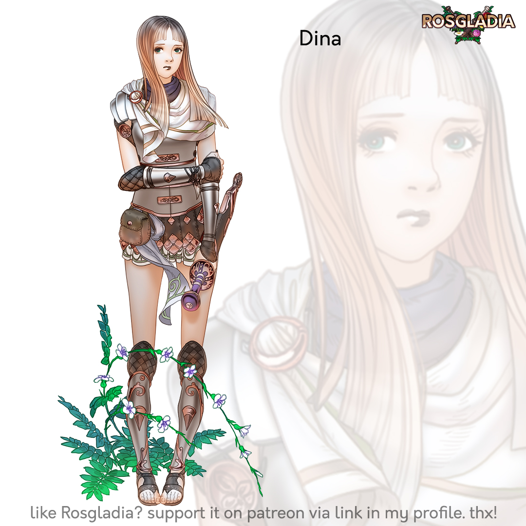 Rosgladia: Dina colored