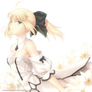 Saber in White