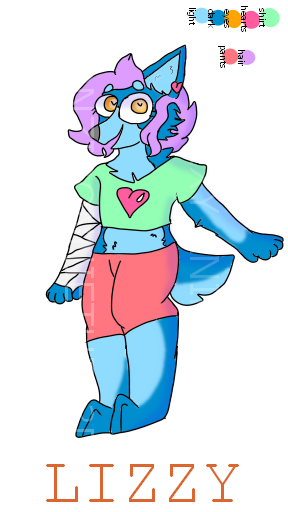 Lizzy (Ref?) by bonzibonniethe63d on DeviantArt