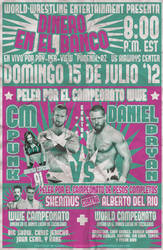 WWE Money in the Bank '12 Lucha Flyer *Spanish
