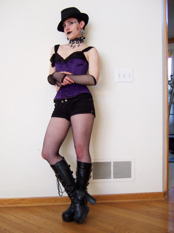 Purple Corset Goth 18