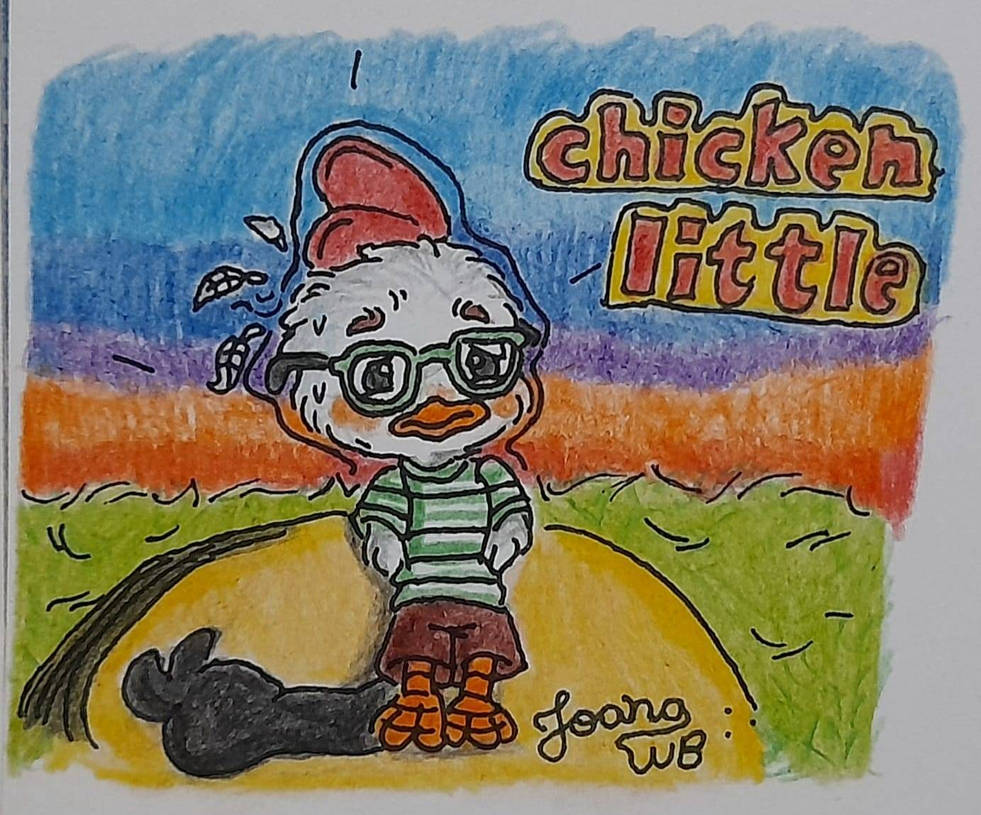 Just an little chicken boy (Chicken Little fanart) by JoanaWB on