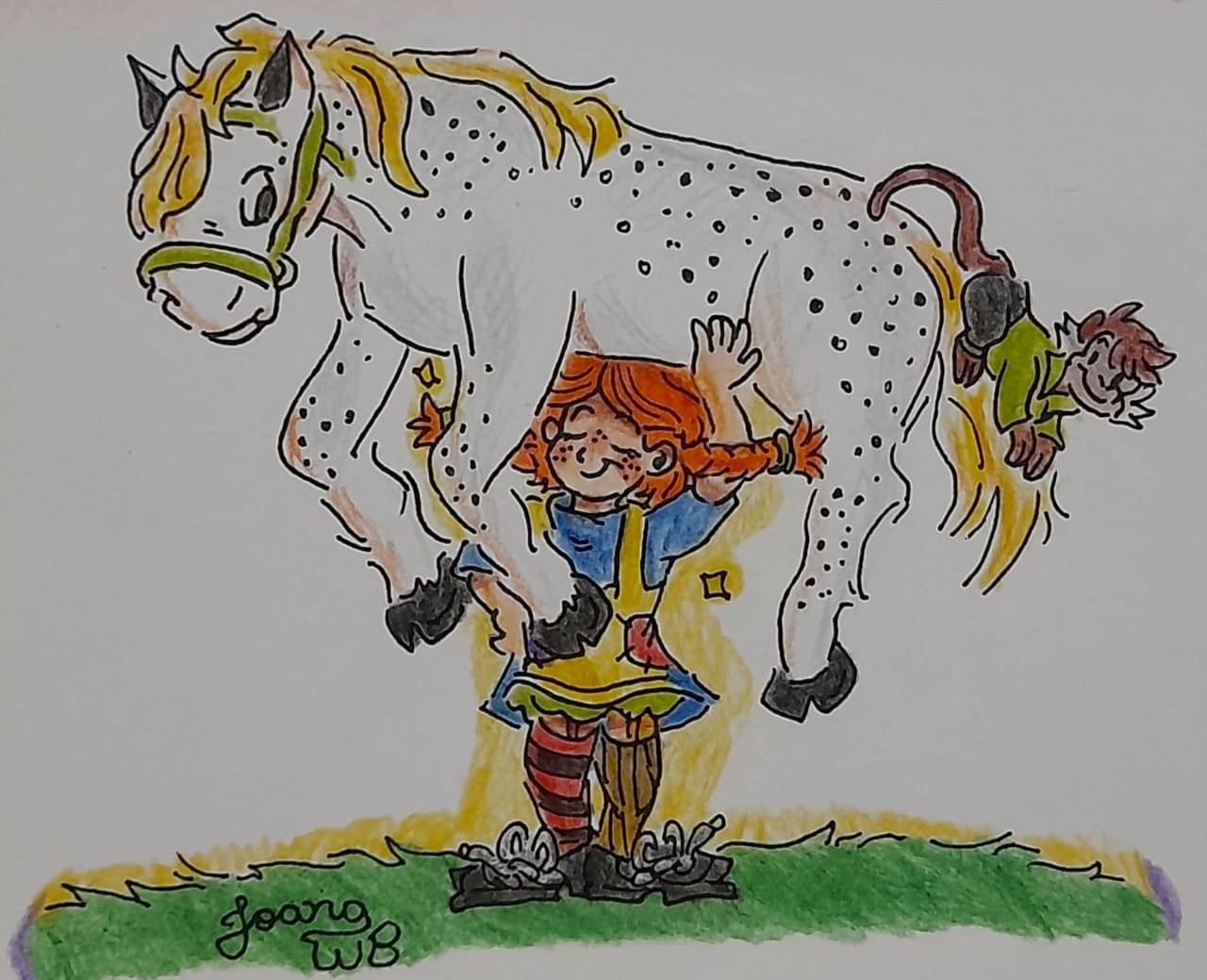 The Strongest Girl Ever Pippi Langstrumpf Fanart By JoanaWB On DeviantArt the-strongest-girl-ever-pippi-langstrumpf-fanart-by-joanawb-on-deviantart