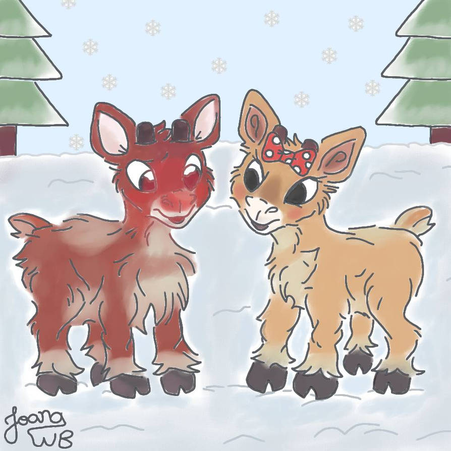 Cool Nose (Rudolph The Red Noised Reindeer Fanart) by JoanaWB on DeviantArt