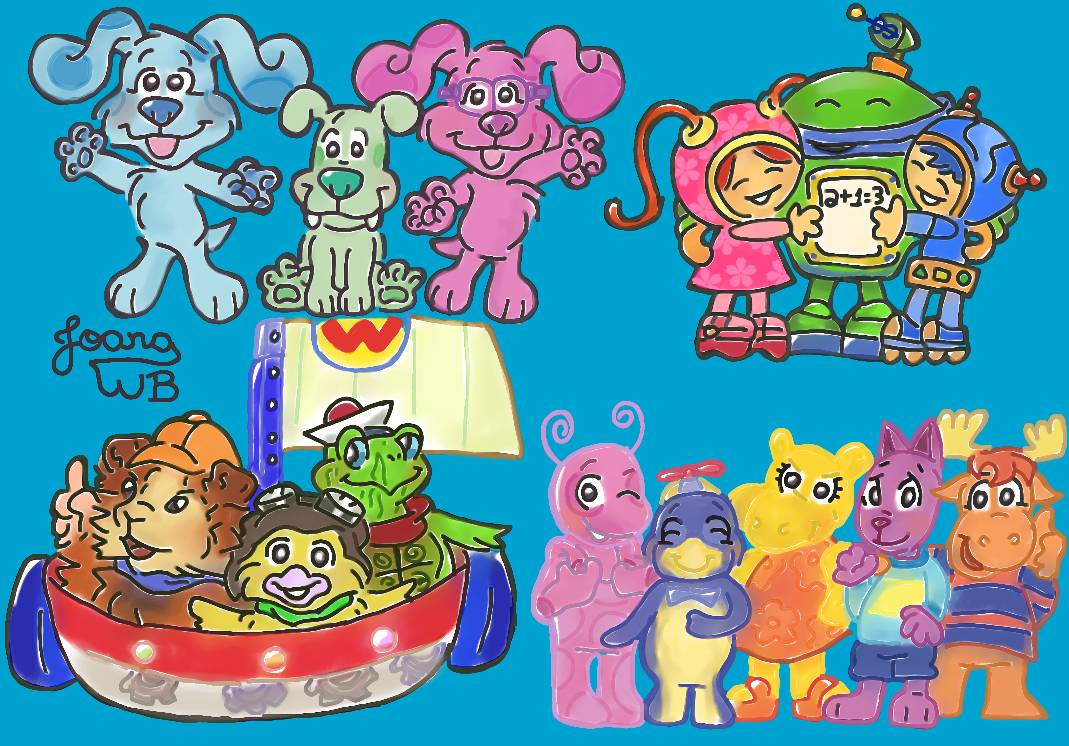 Fav Nick Jr's toons (fanart) by JoanaWB on DeviantArt