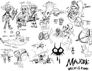 Majora: Valley of the Flood Sketches