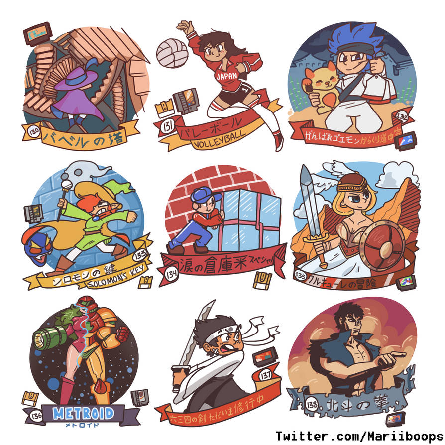 Every NES Game Ever: 130-138 by MariiBoops on DeviantArt