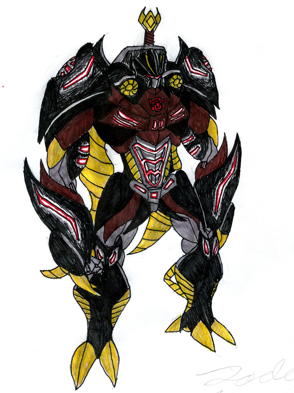 Power Ranger Grimlock Grimlock by supertodd9 on DeviantArt