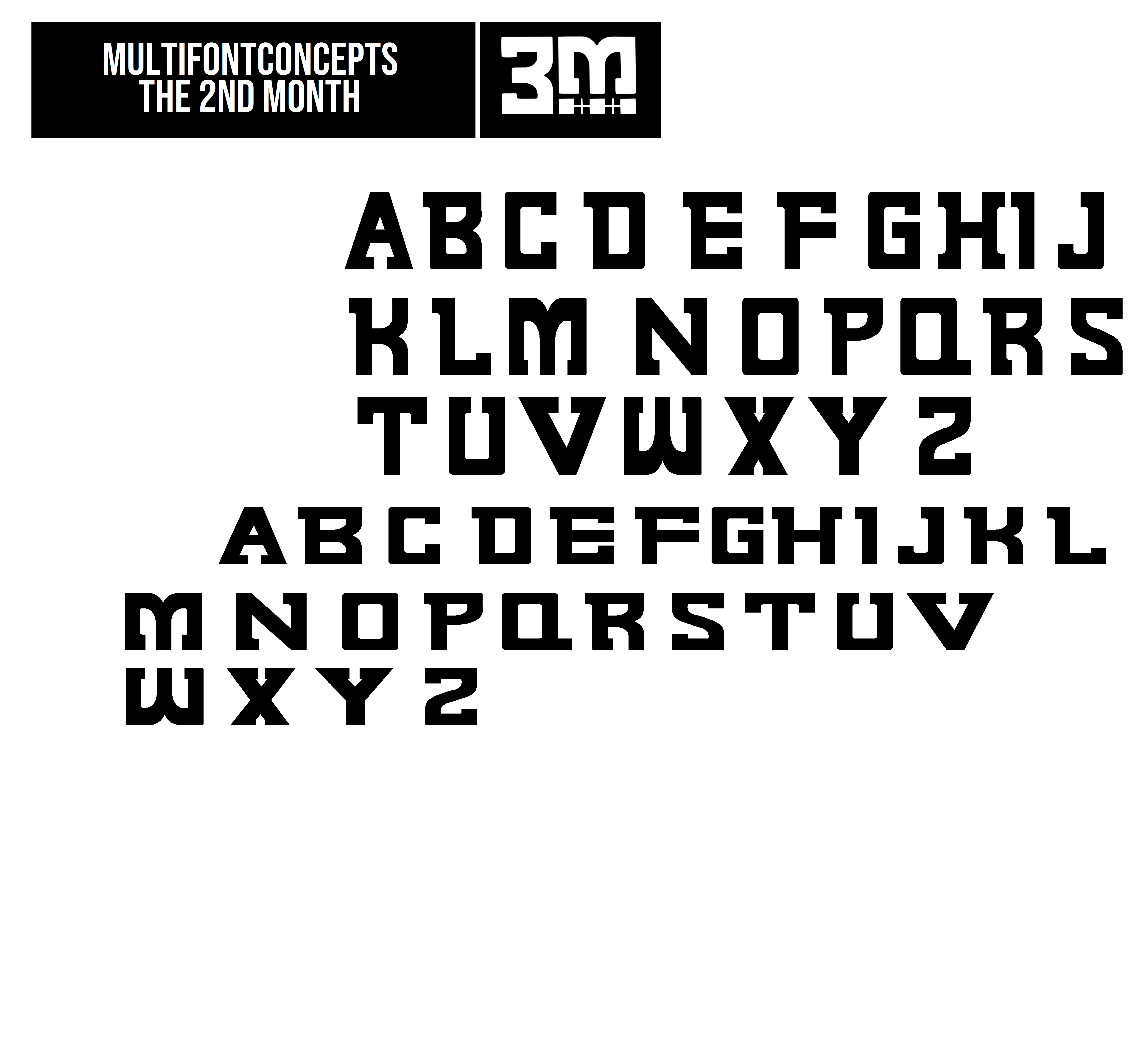 Multifontconcepts 2 - 3M Font Concept by TheRPRTNetwork on DeviantArt