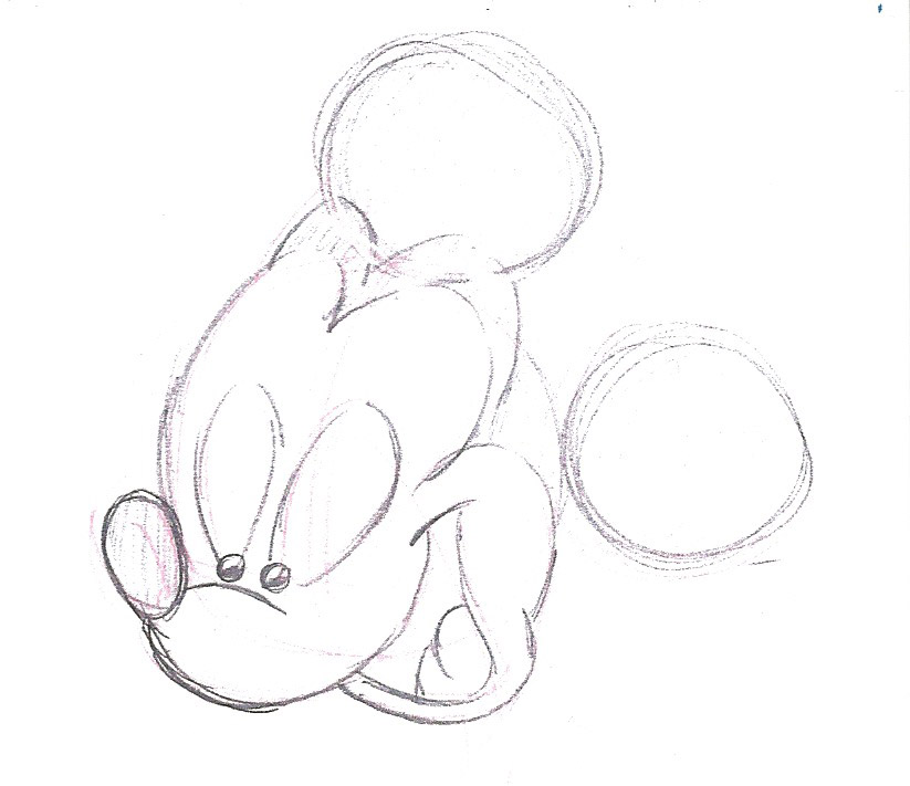 Mickey Head Sketch