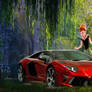 Frozen Anna Wallpaper Lamborghini 4K (@ParisPic)