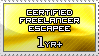 Freelancer Escapee 1yr+ Stamp