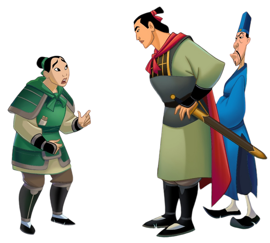 Chi Fu PNG Ping, Li Shang y Chi Fu - Mulan by MikeMoon1990 on DeviantArt