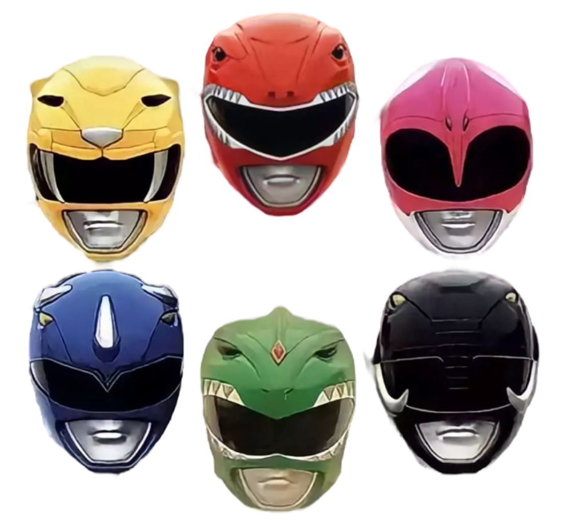 Power Ranger Helments Logs PNG Helmets Power Rangers by MikeMoon1990 on DeviantArt