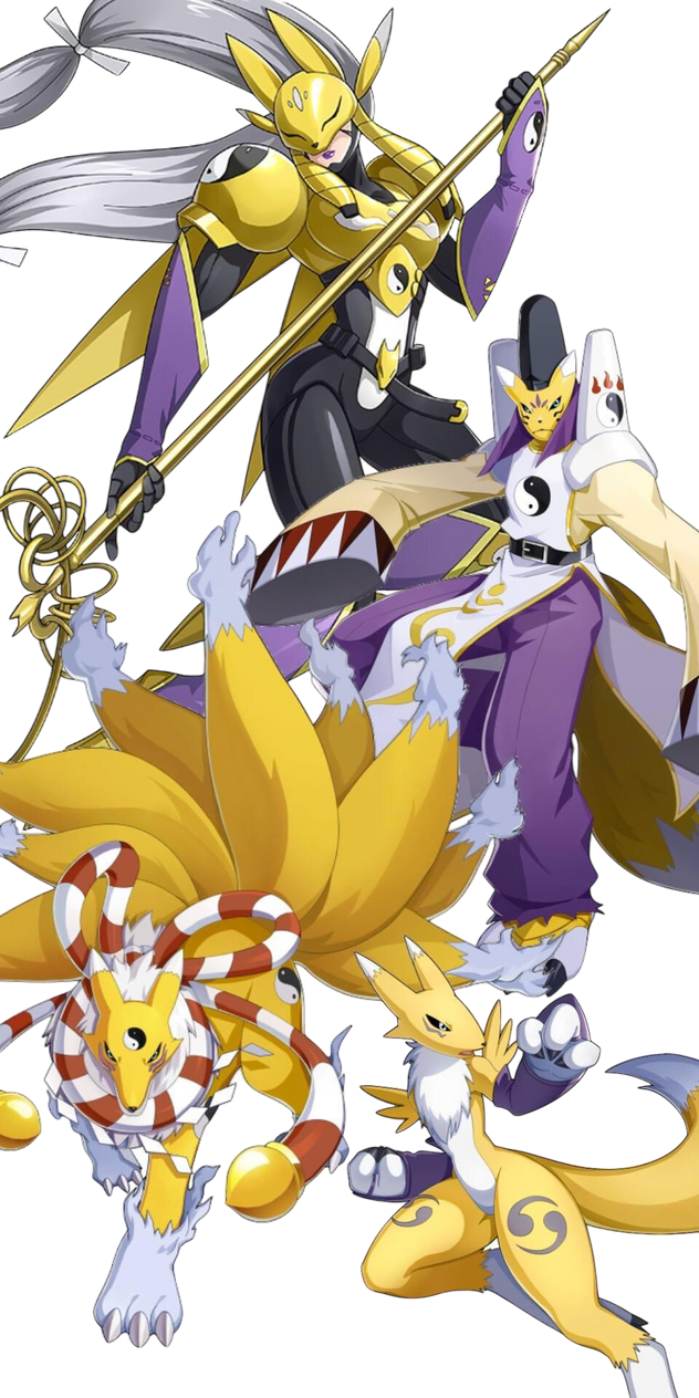 Enmamon PNG Renamon Digievolucion - Digievolution by MikeMoon1990 on DeviantArt