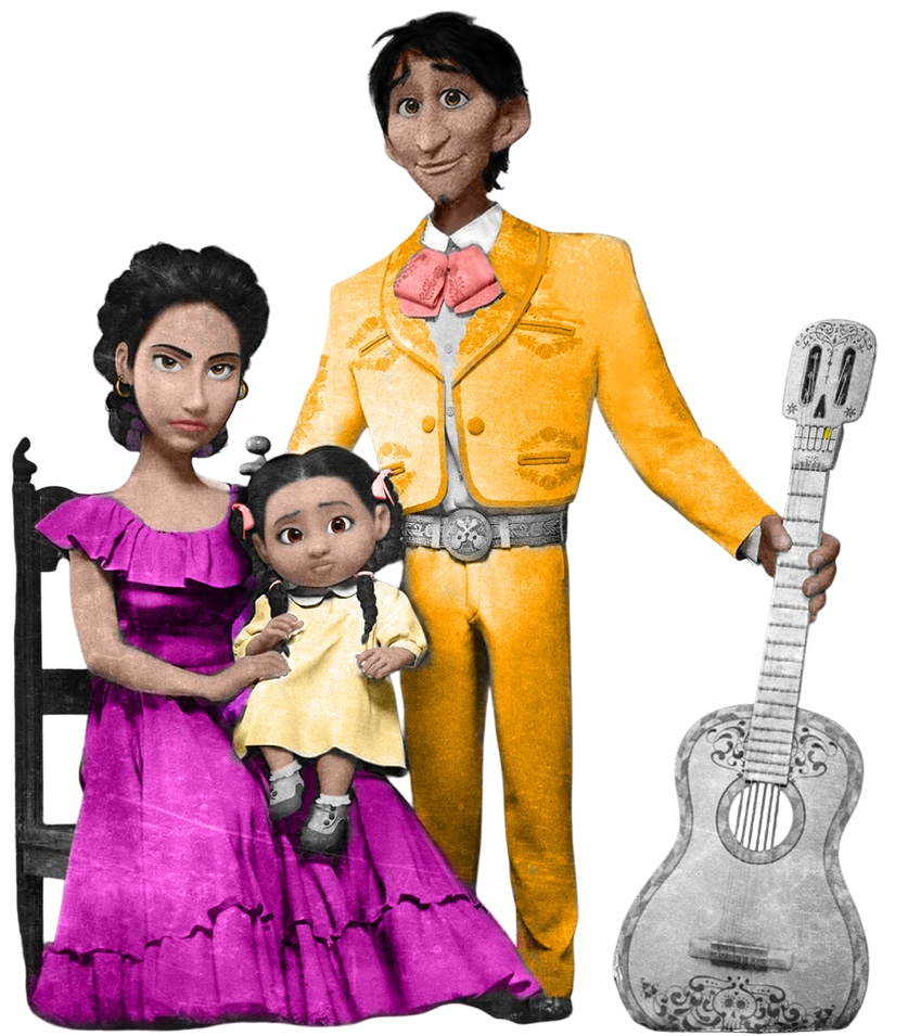 PNG Hector, Imelda y Coco Rivera by MikeMoon1990 on DeviantArt