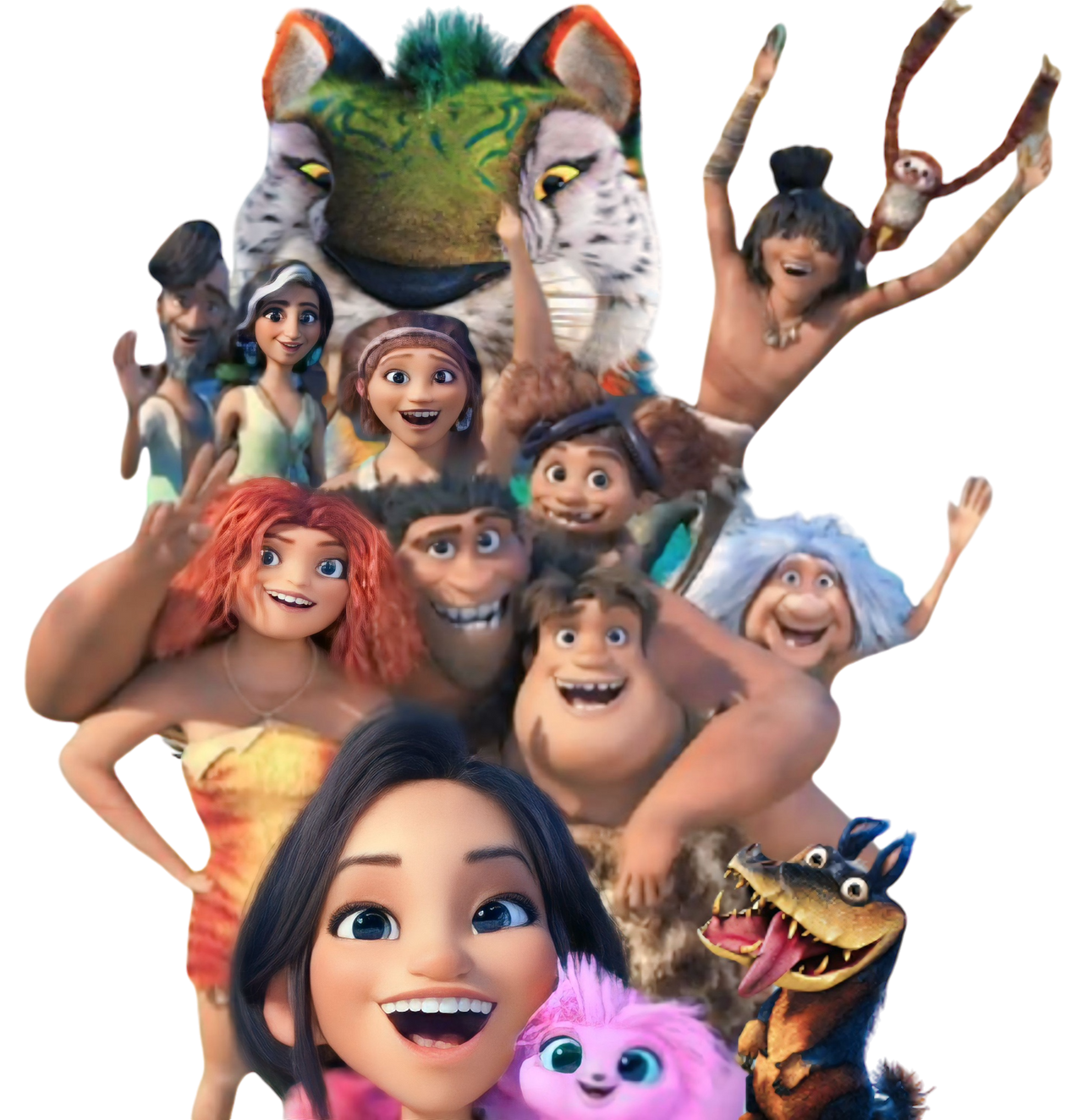 Croods 2 Color Script PNG Los Croods 2 - Una nueva era by MikeMoon1990 on DeviantArt