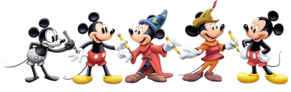 PNG Evolucion de Mickey Mouse - Evolution by MikeMoon1990 on DeviantArt