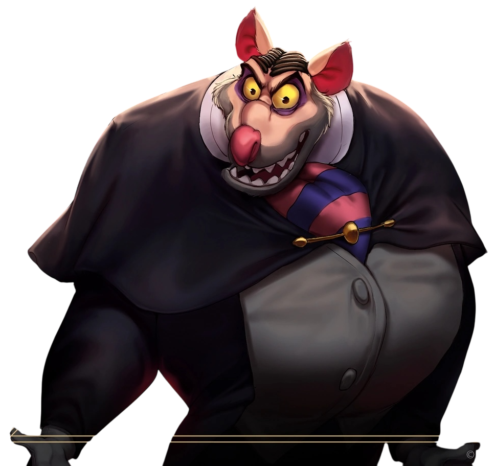 Detective Raton Rey Rata PNG Ratigan - Basil el raton superdetective Disney by MikeMoon1990 on ...