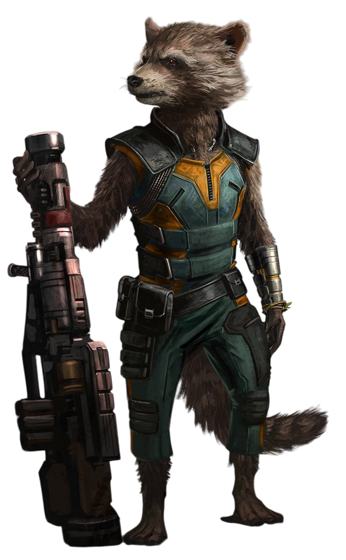 Rocket Racoon With Tools PNG Rocket Racoon by MikeMoon1990 on DeviantArt